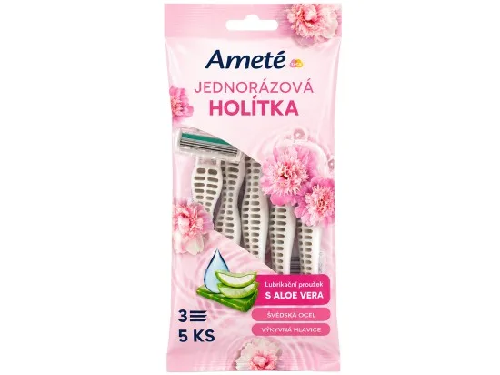 Ameté jednorázová holítka se 3 břity 5 ks