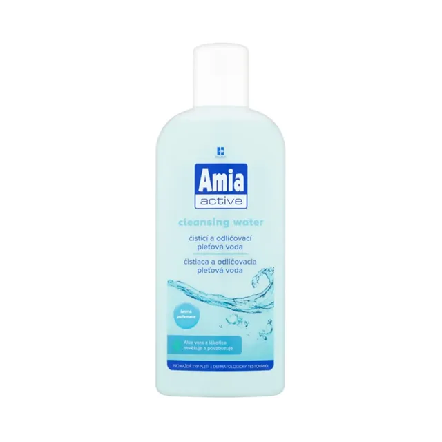 AMIA - active čisticí a odličovací  pleťová voda, 200 ml