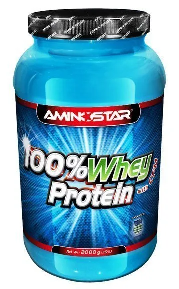 Aminostar Aminostar 100% Whey Protein, Strawberry, 2000g