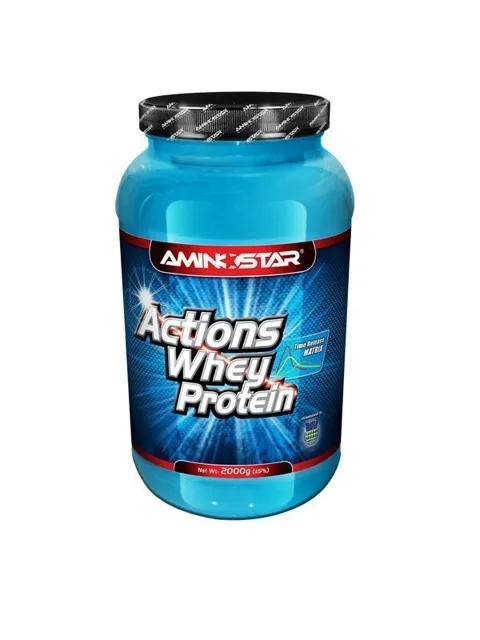 Aminostar Aminostar Whey Protein Actions 65%, Strawberry, 2000g