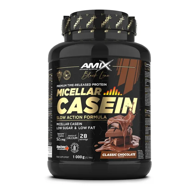 AMIX Black Line Micellar Casein, 2000g, Milky White Chocolate