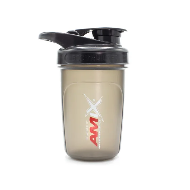 AMIX Bodybuilder Shaker 300 ml, černá, 300ml