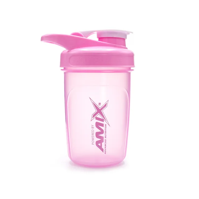 AMIX Bodybuilder Shaker 300 ml, růžová, 300ml