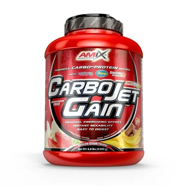 AMIX CarboJet Gain, Vanilla, 4000g