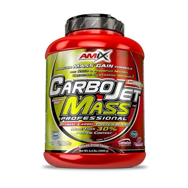 AMIX CarboJet Mass Pro 30, Vanilla, 3000g