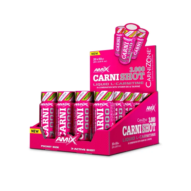 AMIX Carni Shot 3000mg, Mojito, 20x60ml