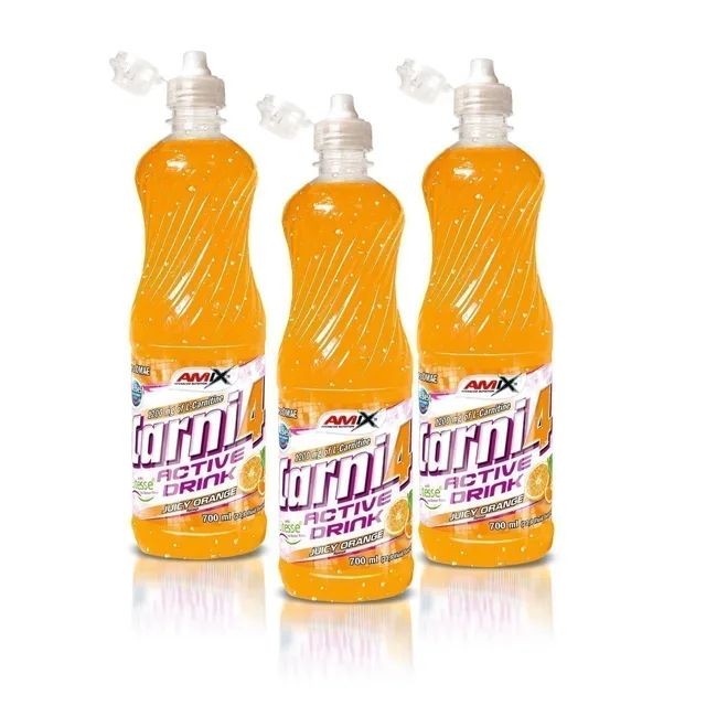AMIX Carni4 Active drink , Orange Juice, 12x700ml