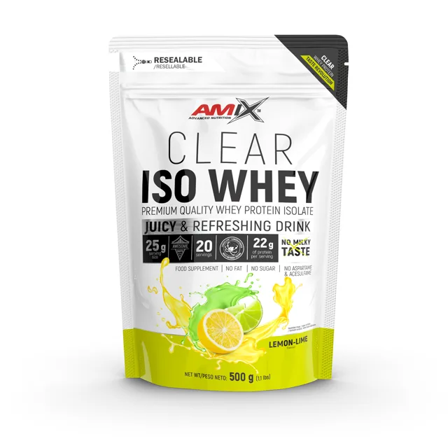 AMIX Clear Iso Whey, Lemon-Lime, 500g