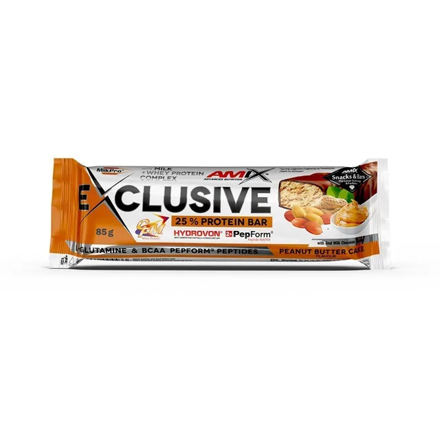 AMIX Exclusive Protein Bar, Peanut-Butter-Cake, 85g