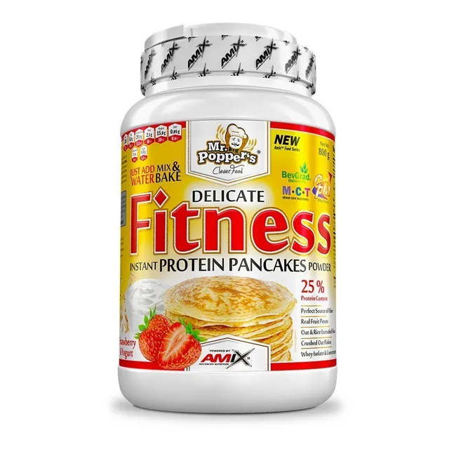 AMIX Fitness Protein Pancakes, Pineapple-Coconut, 800g