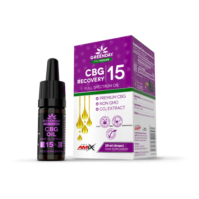 AMIX GreenDay ProVegan CBG Recovery 15%, 10ml