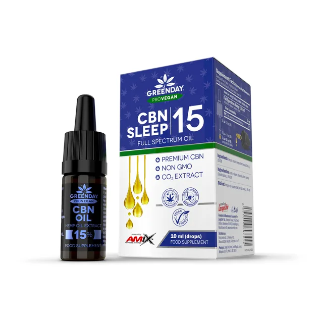 AMIX GreenDay ProVegan CBN SLEEP 15%, 10ml