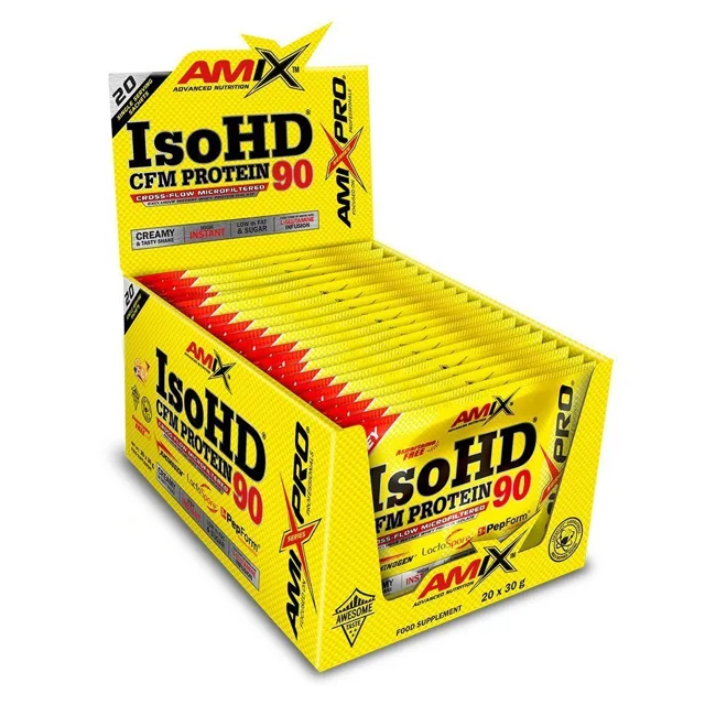 AMIX IsoHD 90 CFM Protein, Double Dutch Chocolate, 20x30g