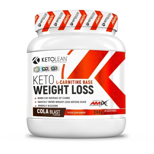AMIX KetoLean Keto goBHB Weight Loss, Cola, 240g