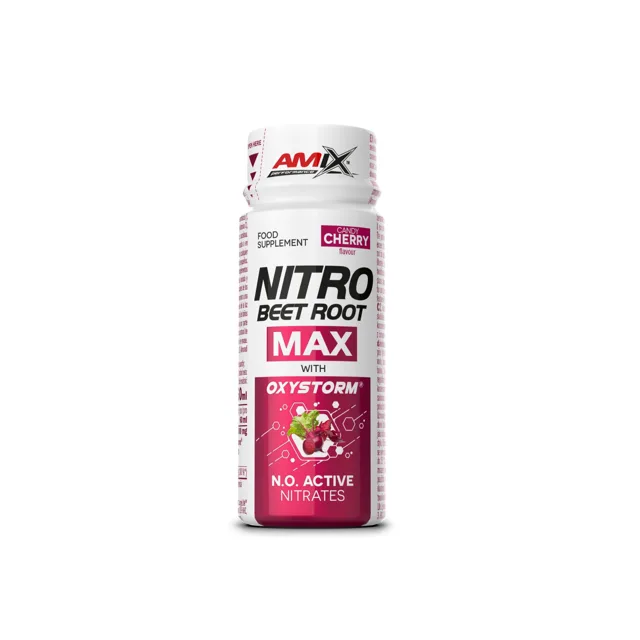 AMIX Nitro Beet Root MAX Shot, Cherry, 60ml