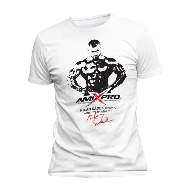 AMIX Pro Tshirt Milan Šádek, M, černá