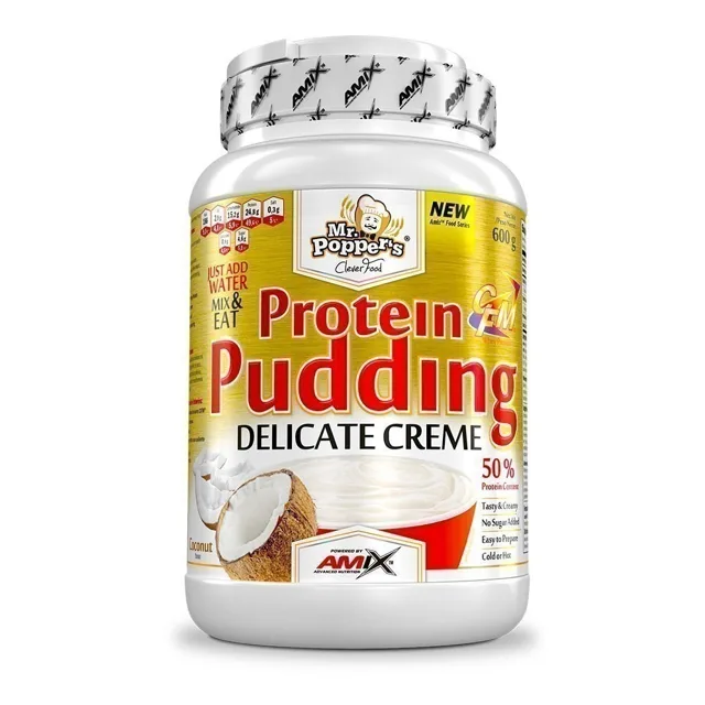 AMIX Protein Pudding Creme, Coconut, 600g