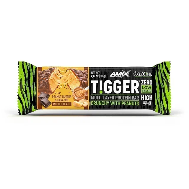 AMIX TIGGER Zero bar, Peanut-Butter-Cake, 60g
