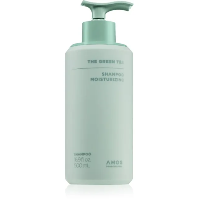 AMOS PROFESSIONAL The Green Tea Shampoo Moisturizing intenzivně vyživující šampon proti padání vlasů 500 g