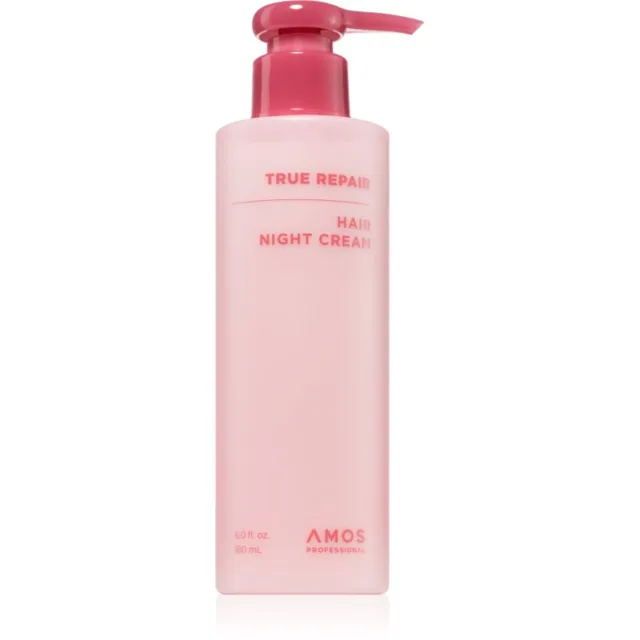 AMOS PROFESSIONAL True Repair Hair Night Cream intenzivní noční péče pro poškozené vlasy 180 ml