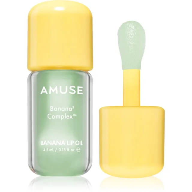 AMUSE Banana Lip Oil banánový olej na rty odstín 01 Zen Matcha 4.5 ml