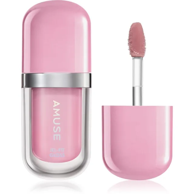 AMUSE Jel-Fit Gloss hydratační lesk na rty se zvětšujícím efektem odstín Sakura 3.8 g