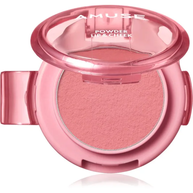 AMUSE Powder Lip & Cheek krémový pudr na rty a tváře odstín 07 Rose Girl 4 g