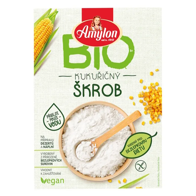 AMYLON Kukuřičný škrob bez lepku BIO 200 g