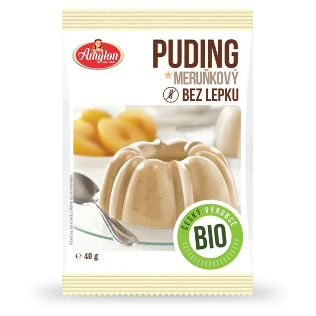 AMYLON Puding meruňkový 40 g BIO