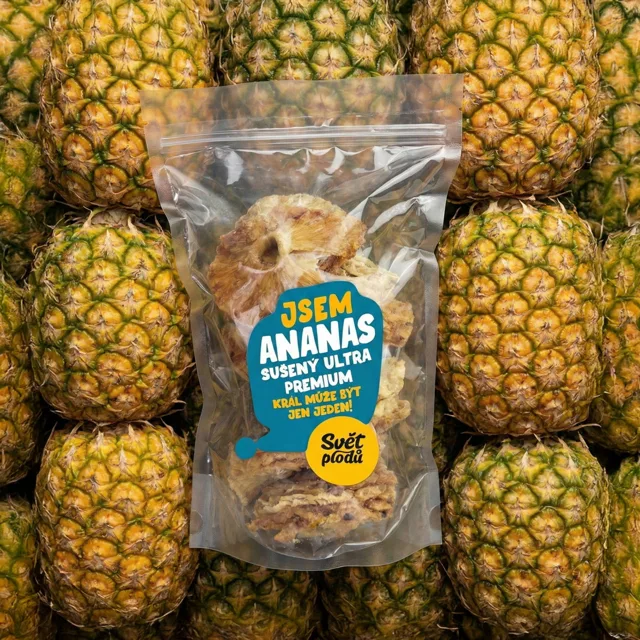 Ananas sušený Ultra Premium váha 200g