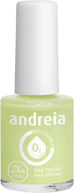 Andreia Andreia, halal lak na nehty, odstín B4 pastelově zelená, 10,5 ml