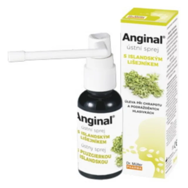 ANGINAL Ústní sprej s islandským lišejníkem ZP 30 ml