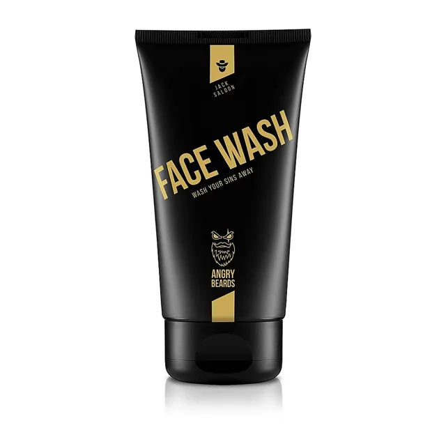ANGRY BEARDS Čistící gel na obličej Jack Saloon 150 ml