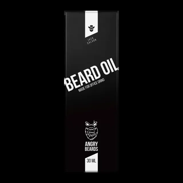 Angry Beards Vyživující olej na vousy Jack Saloon 30 ml