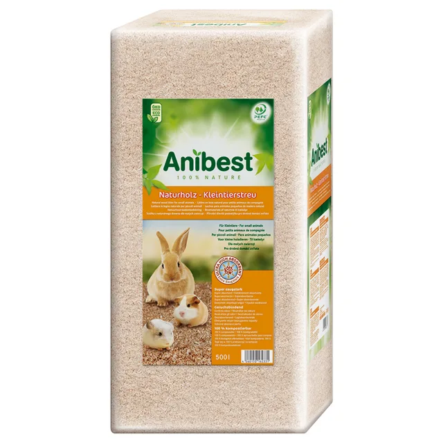 Anibest podestýlka pro malá zvířata - 2 x 60 l (6,4 kg)