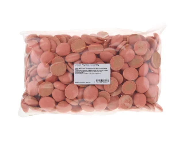 animALL Piškoty červené pamlsky pro psy 500 g