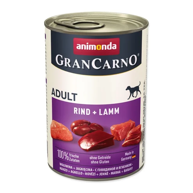 Animonda Adult hovězí a jehně konzerva 400 g