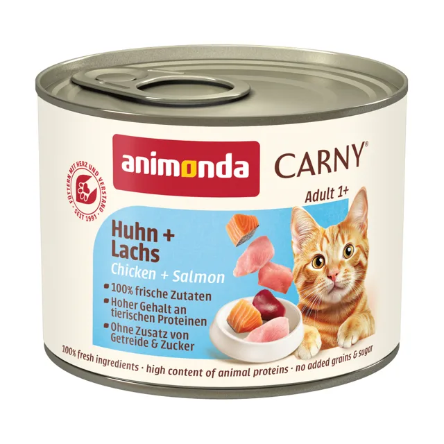 animonda Carny Adult 12 x 200 g - Hovězí, krůtí & krevety