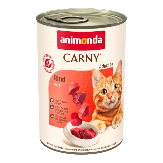 animonda Carny Adult 6 x 400 g - Hovězí