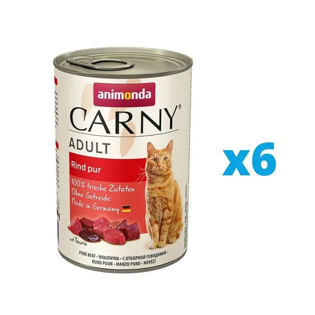 ANIMONDA Carny Adult Hovězí 6 x 400 g