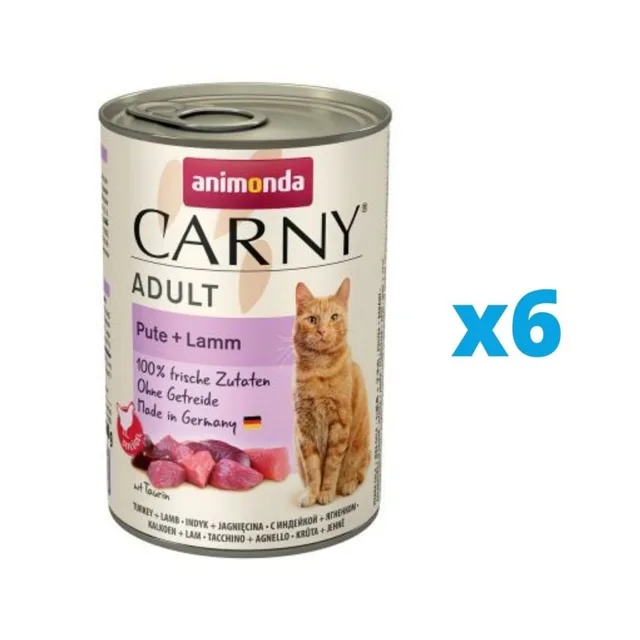 ANIMONDA Carny Adult Krůta &amp; Jehněčí 6 x 400 g