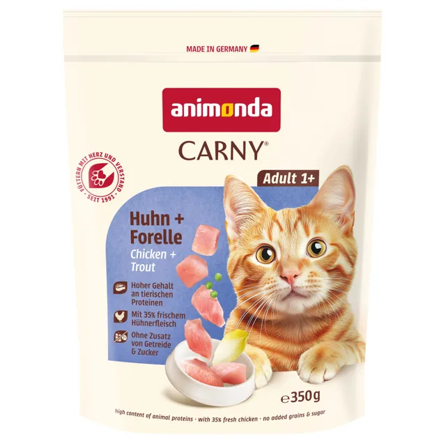 animonda Carny Adult kuřecí + pstruh - 350 g