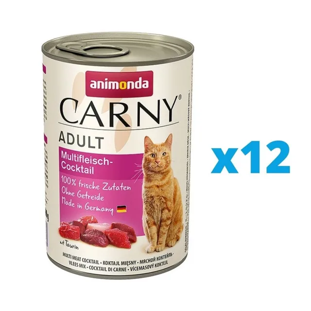 ANIMONDA Carny Adult masový koktejl 12 x 400 g