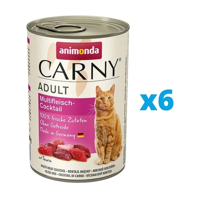 ANIMONDA Carny Adult masový koktejl 6 x 400 g