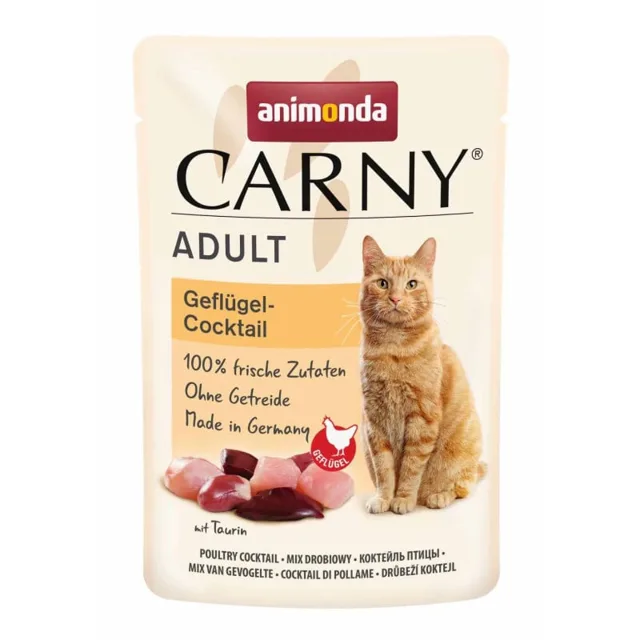 ANIMONDA Carny Adult Pouch Koktajl s kuřecím masem 85g konzerva pro kočky