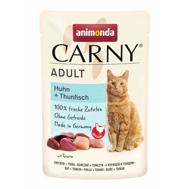 ANIMONDA Carny Adult Pouch kuře a tuňák 85g mokré krmivo pro kočky