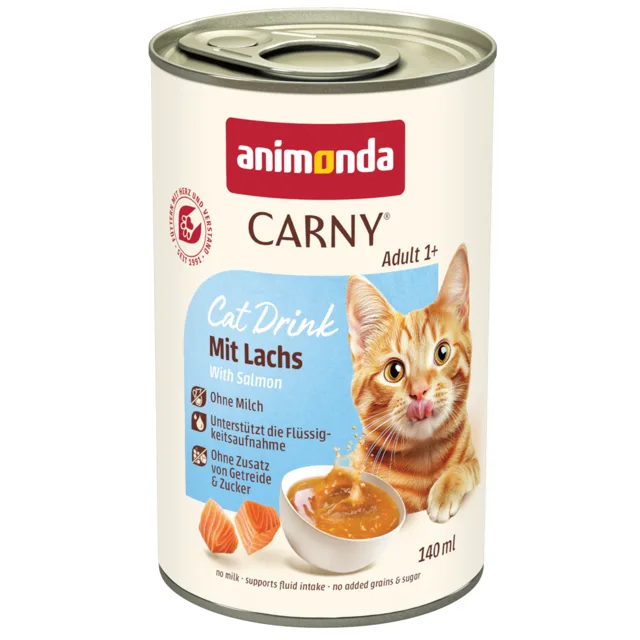 animonda Carny Cat Drink 12 x 140 ml - losos