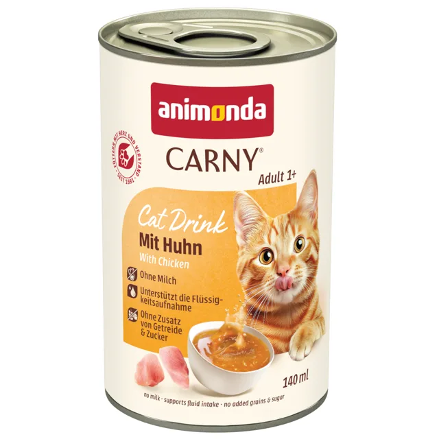 animonda Carny Cat Drink 24 x 140 ml - kuřecí