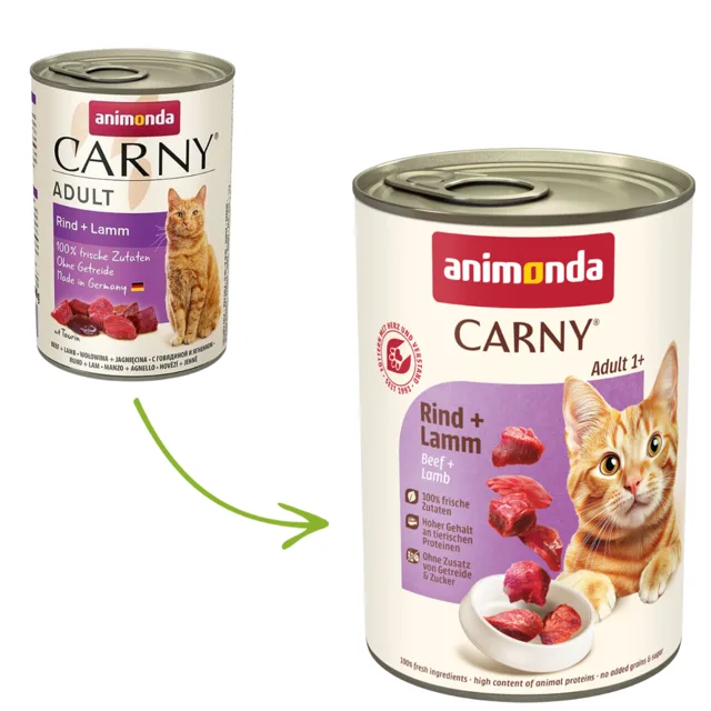 Animonda Carny Cat Hovězí/Jehněčí - 400g