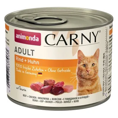 Animonda Carny Cat Hovězí/Kuře - 200g
